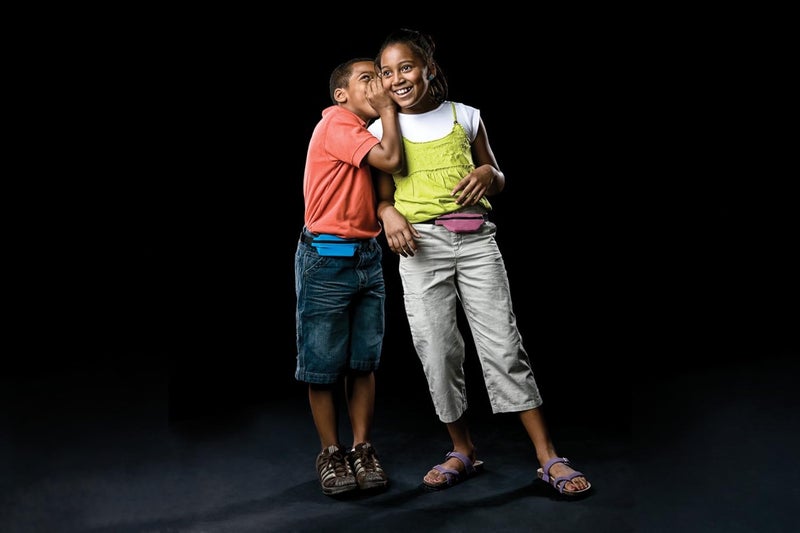 SPIbelt Kids Pocket Belt, Expandable Pocket, Adjustable Waist, No Bounce, No Logo Band, Black with Hot Pink Zipper - Image 5